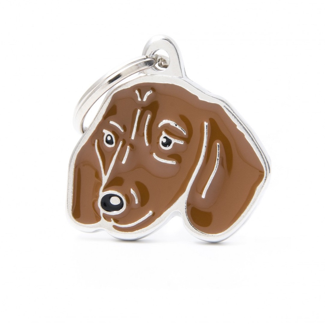 Plaquita friends red dachshund   