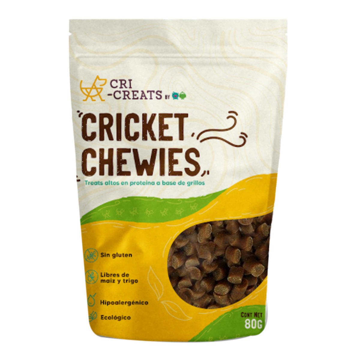 Cri-creats premios a base de grillos para perros 85 gr gr 