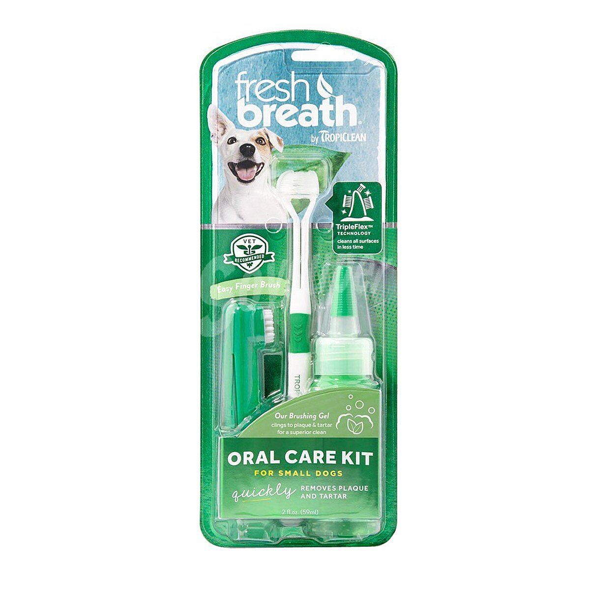 Tropiclean fresh breath oral care kit for  small and medium dogs