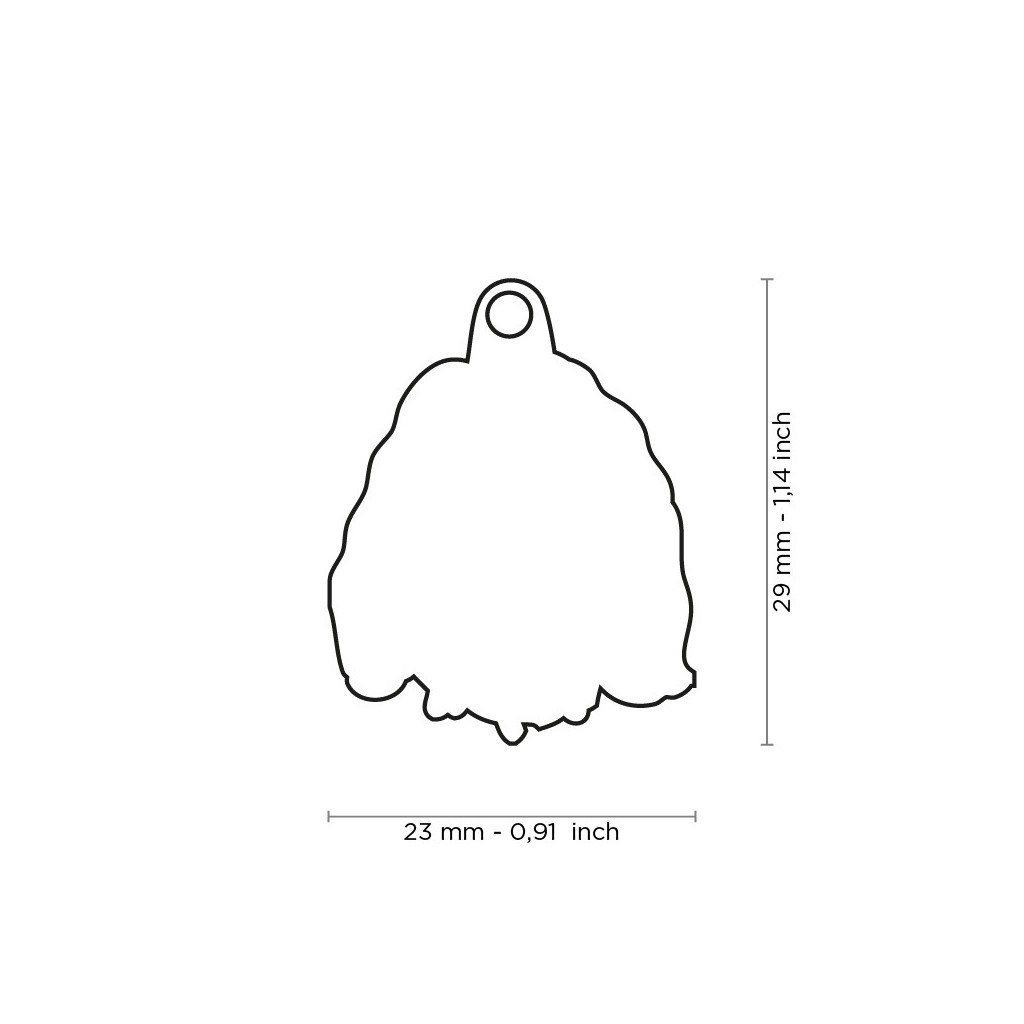 Placa Friends Shih Tzu Blanco y Negro