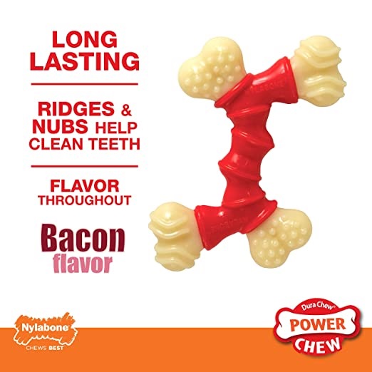 Power chew doble hueso tocino chico
