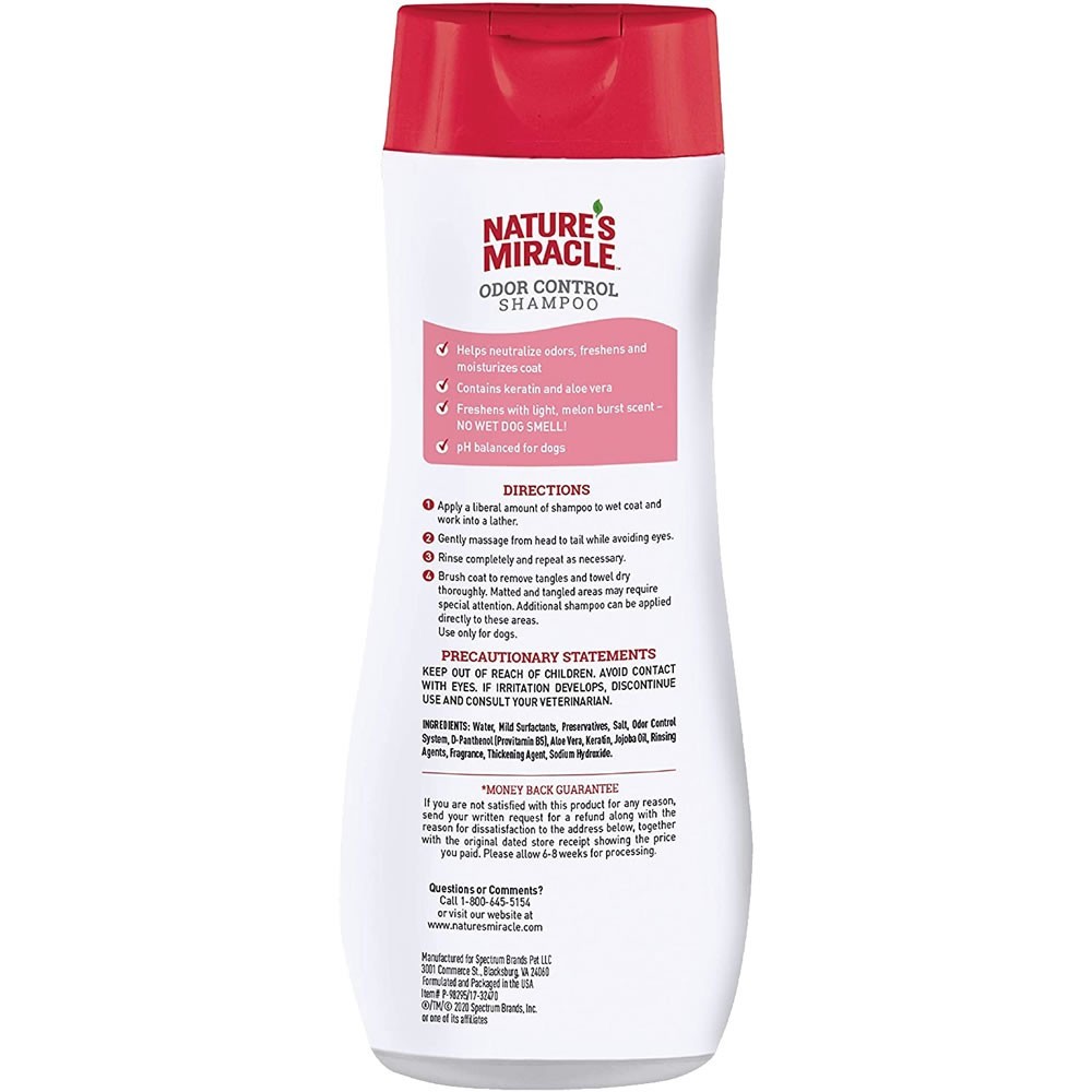 Shampoo odor control melón nature´s miracle