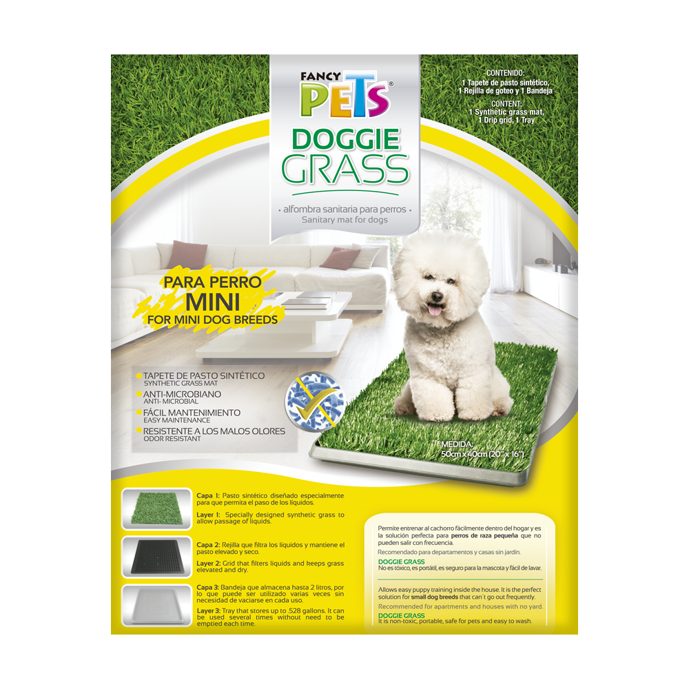 Doggie grass extra chico 
