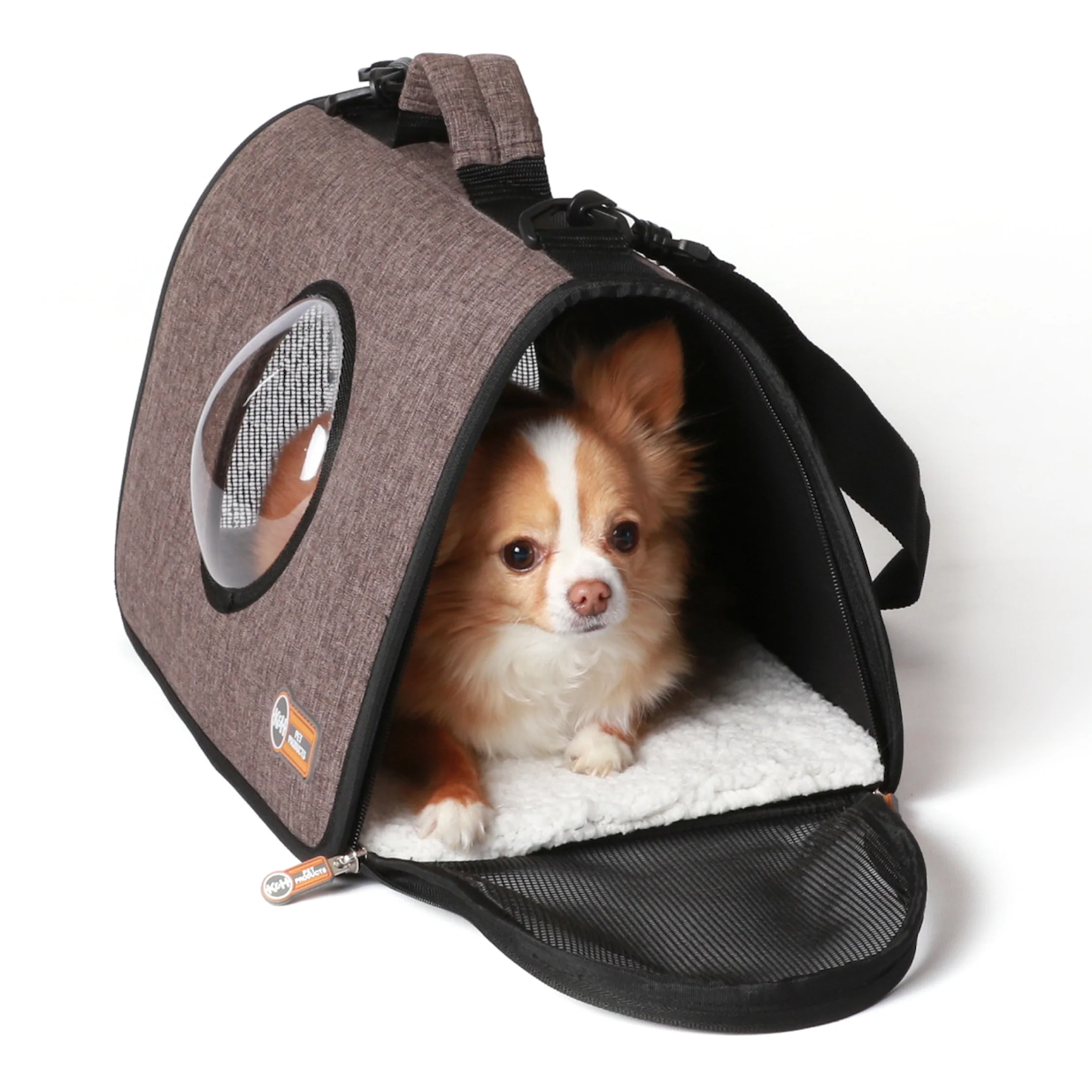 Transportadora lookout pet café talla grande 