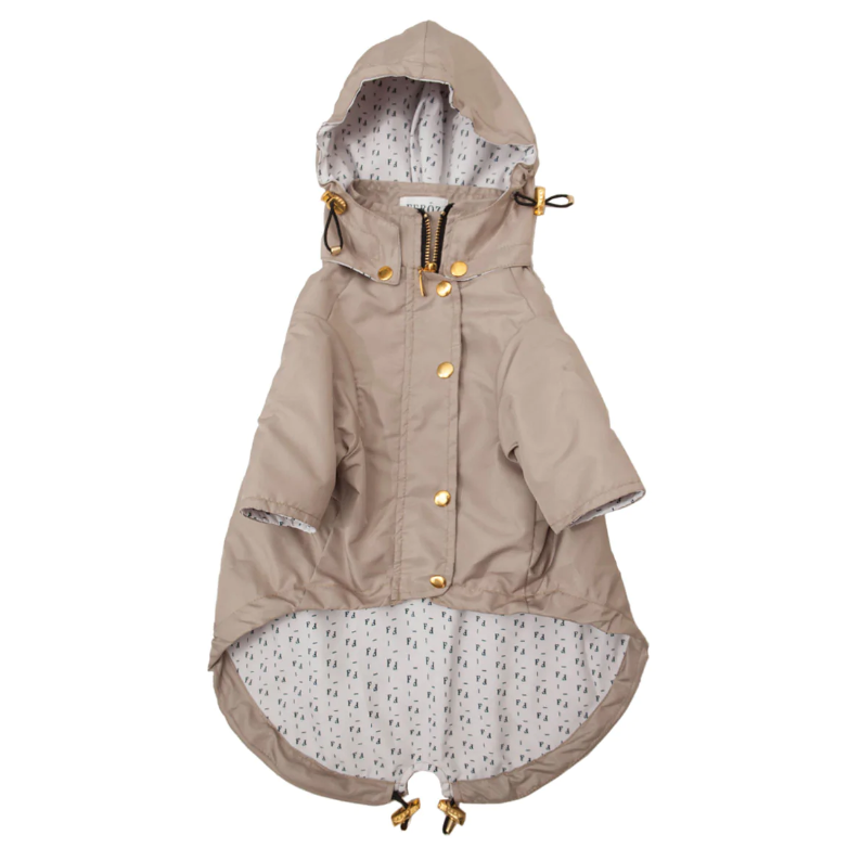 Impermeable feroz beige chico 