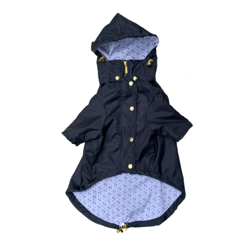 Impermeable feroz navy chico 