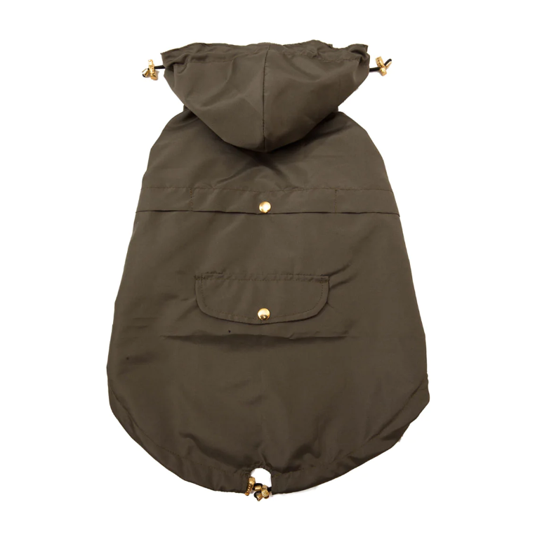 Impermeable feroz verde militar extra chico 