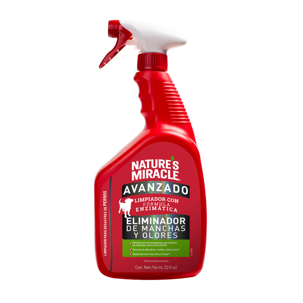 Eliminador manchas y olores avanzado nature´s miracle 946 ml