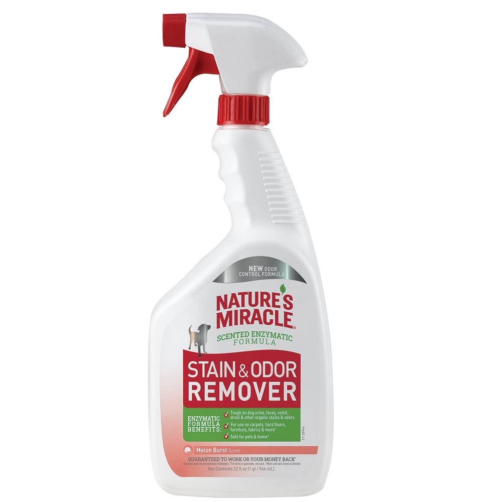 Removedor de manchas y olores perro olor melón nature´s miracle 946 ml