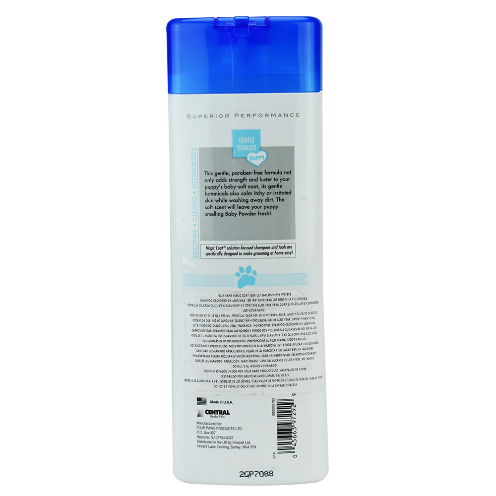 Shampoo cachorro sin lágrimas 16 oz