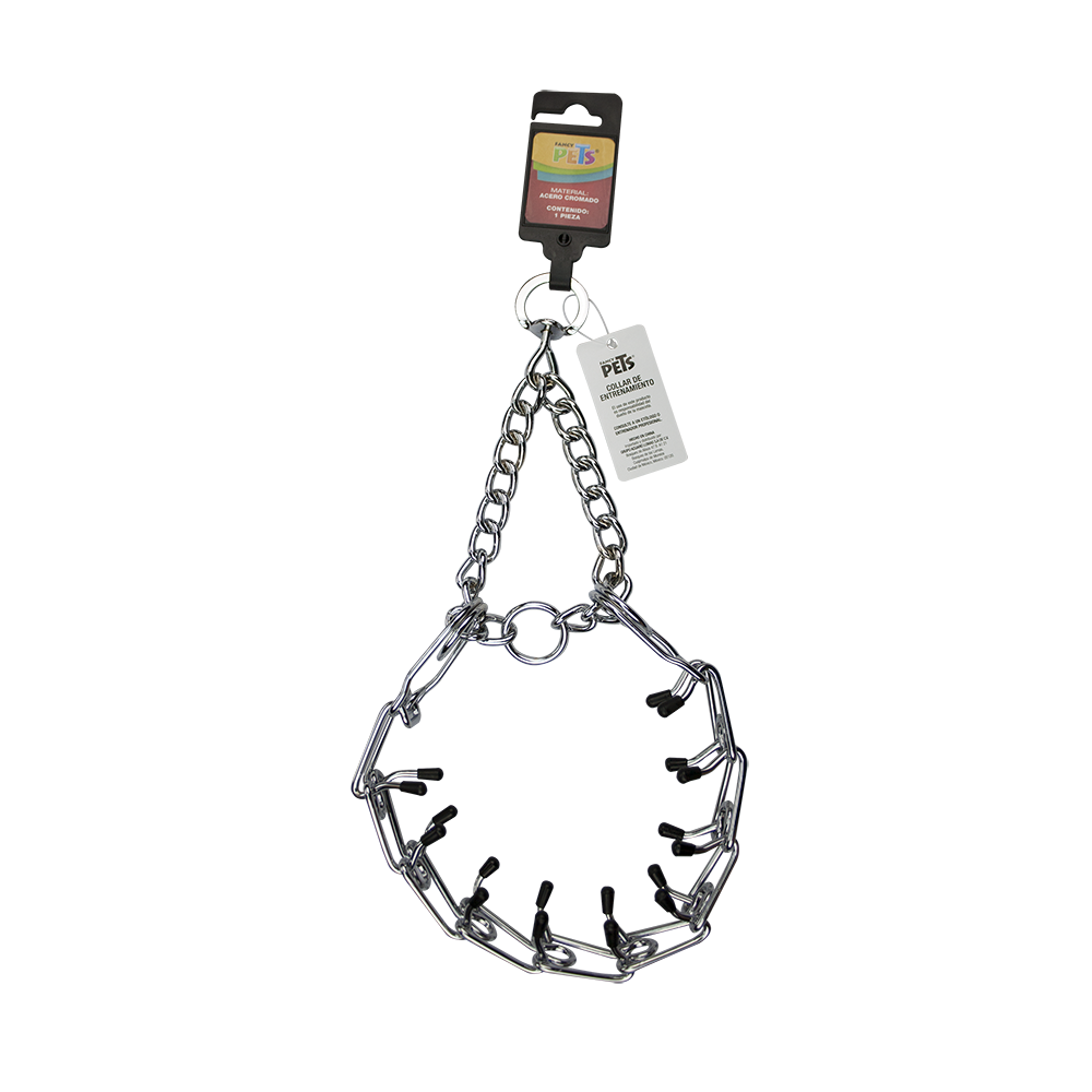 Collar de entrenamiento con puas 4 mm.  60 cm 