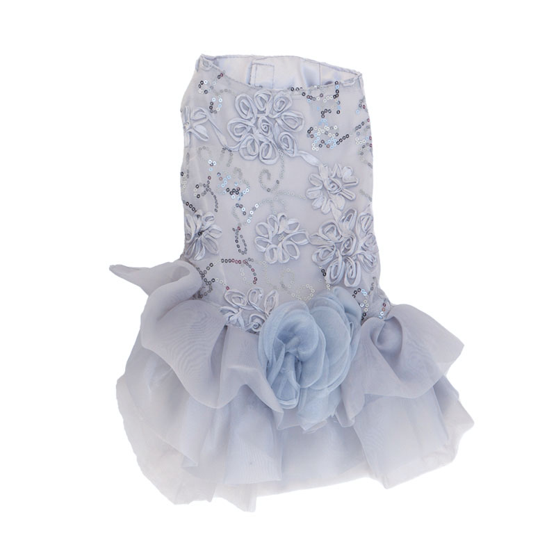 Vestido de fiesta gris talla gde 