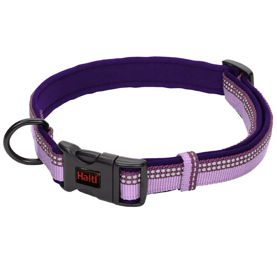 Halti collar para perro morado extra chico