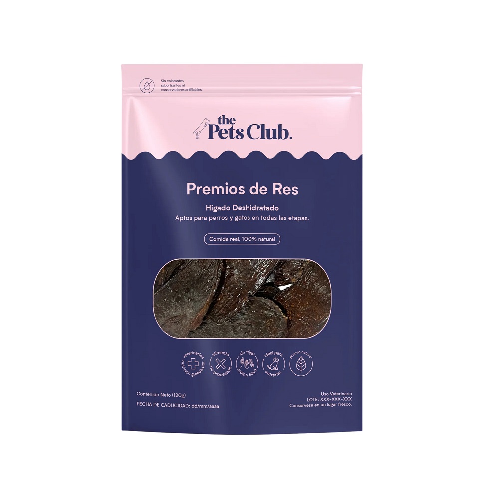 Premios para perro y gato hígado 120 gr 