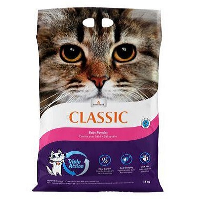 Arena aglutinante de arcilla classic para gato