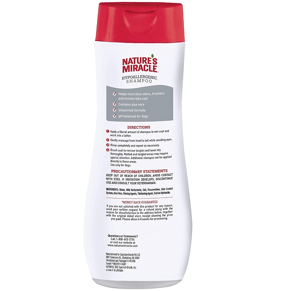 Shampoo & acondicionador hipoalergénico para perro 473 ml