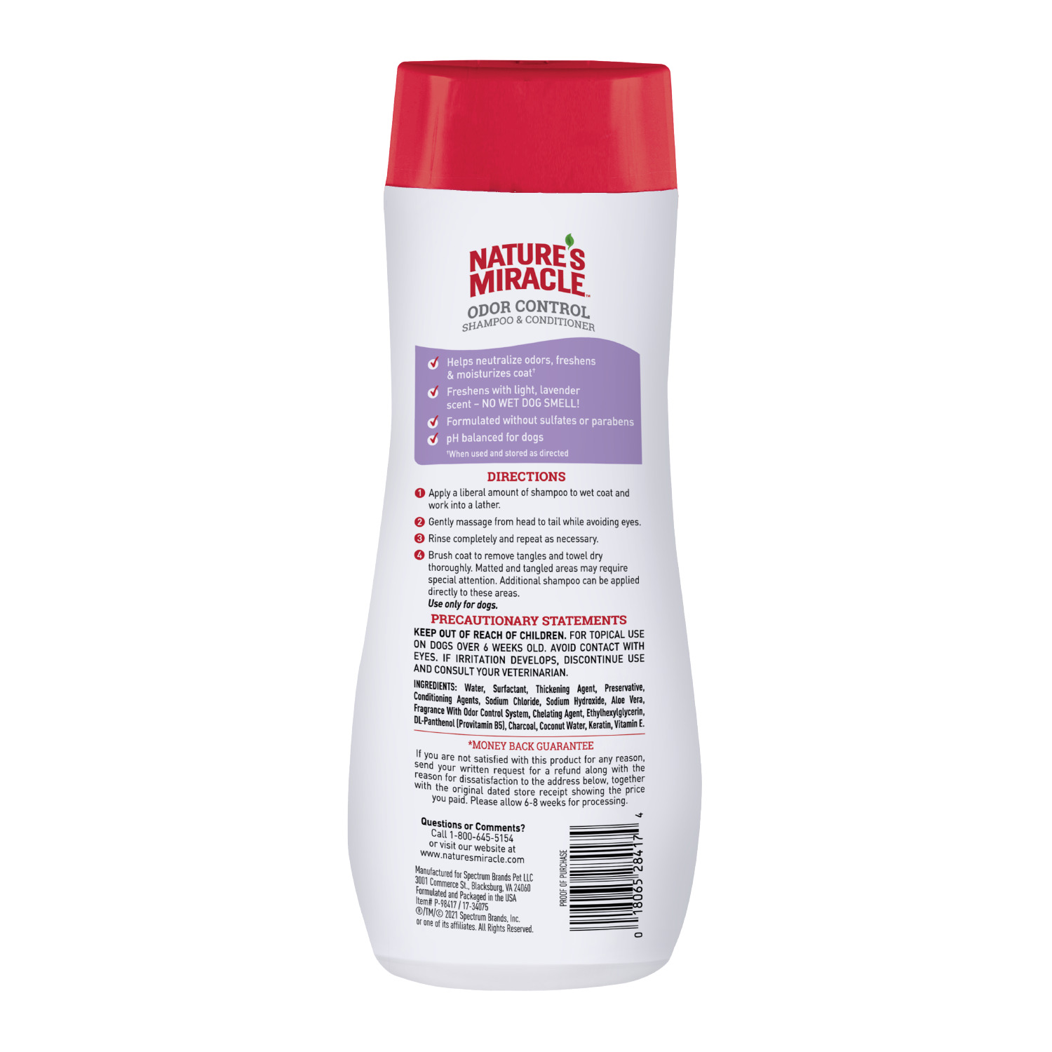 Shampoo & acondicionador lavanda para perro