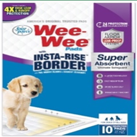 Tapete entrenador wee-wee pads  Rise Border 55.88 cm x 58.42 cm 6 CAPAS 