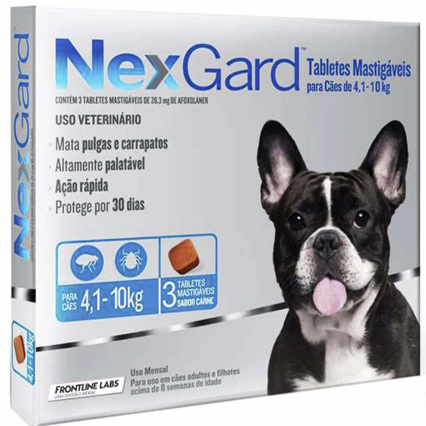 Nexgard 4.1 - 10 kg masticable x1