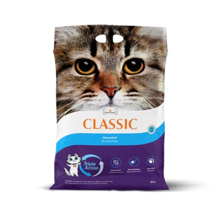 Arena aglutinante de arcilla classic para gato Color sin aroma / 6.81 kg
