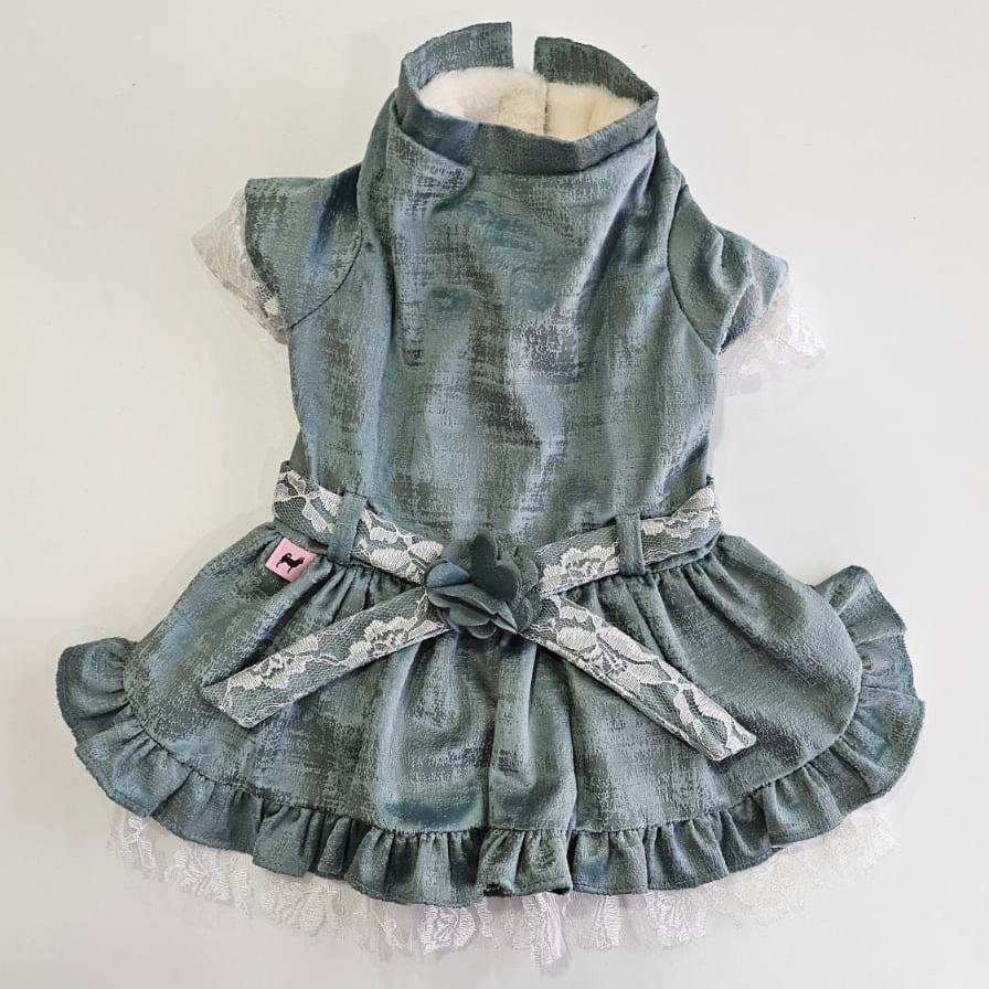 Vestido sueño talla 4 verde jade
