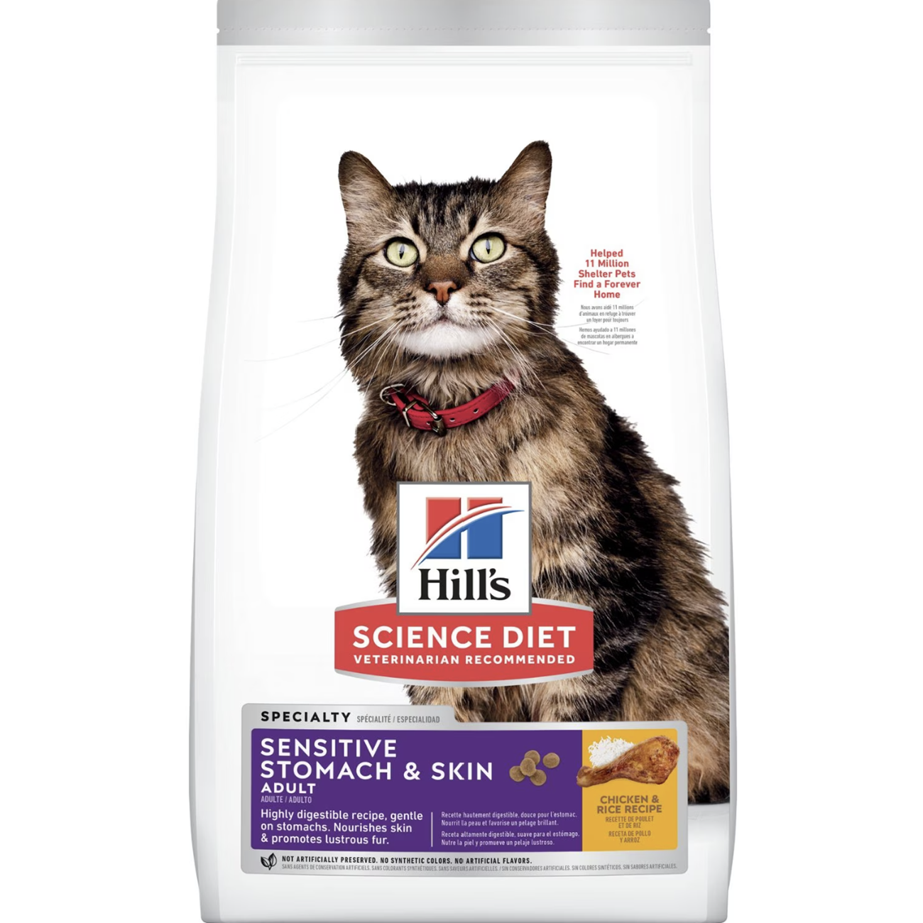 Sensitive stomach y skin feline 1.58 kg 
