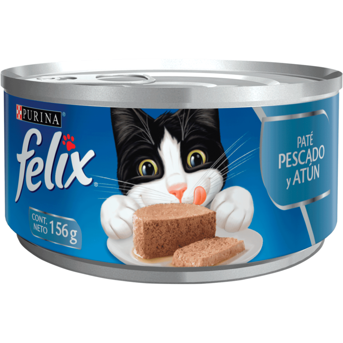 Lata felix de paté pescado y atún 0,156 gr 