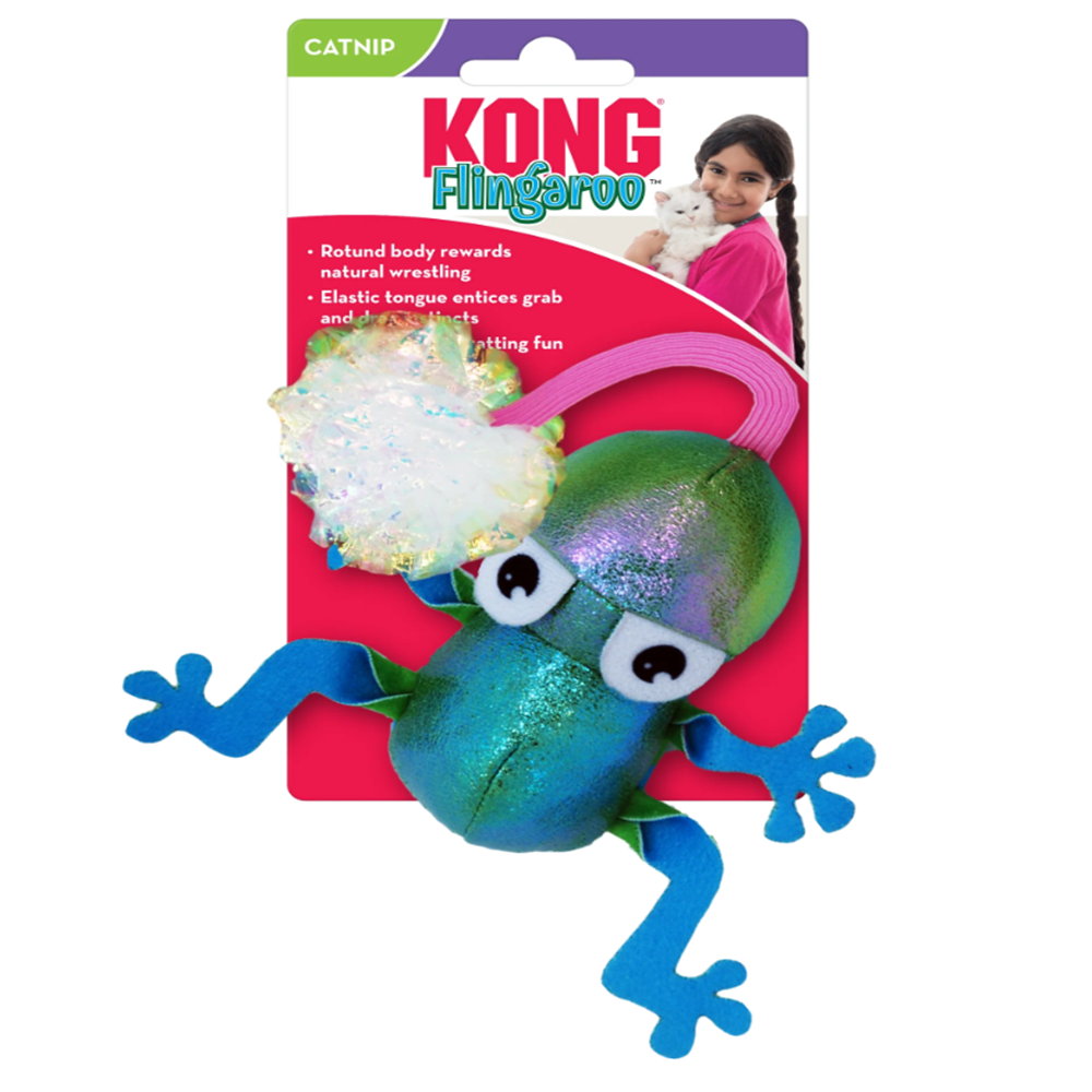 Rana flingaroo con aroma catnip 1 Pza