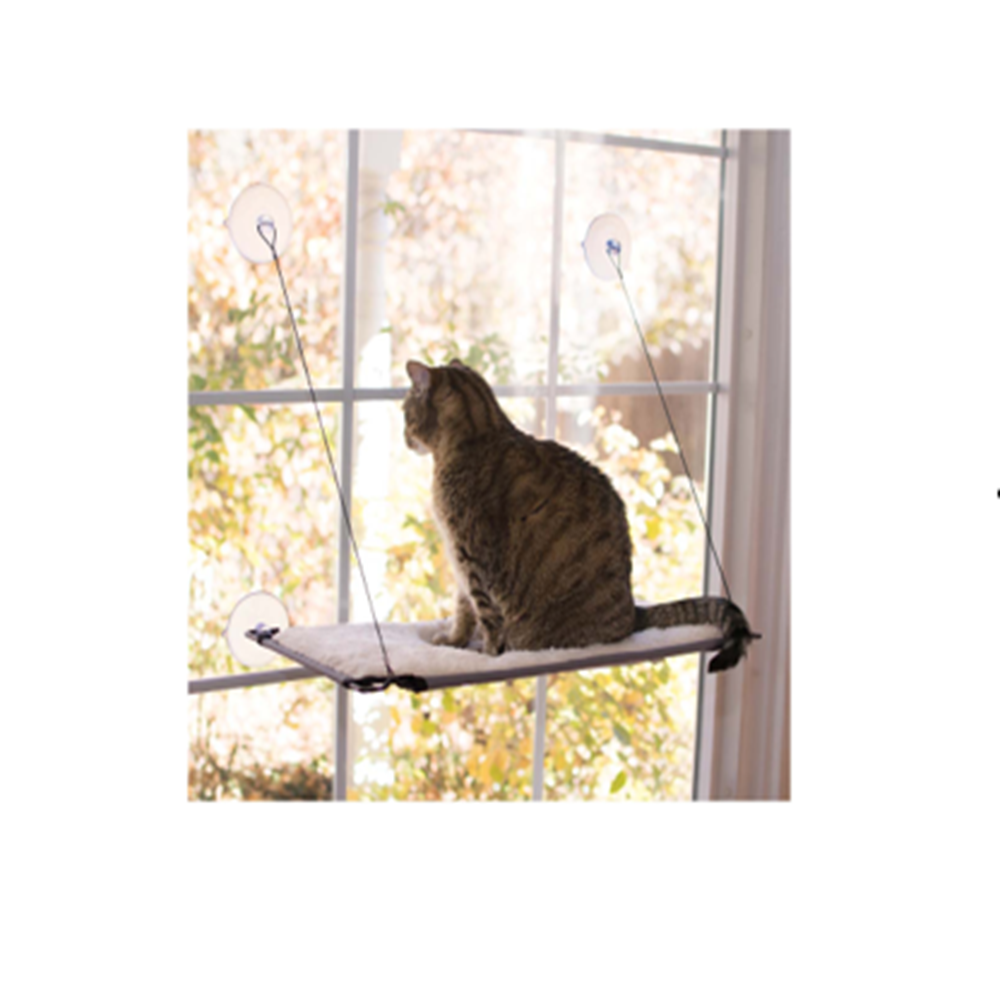 Cama de ventana lounger natural para gato 1 Pza