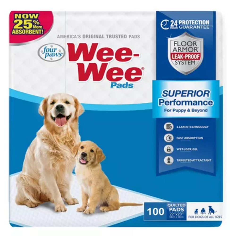 Tapete entrenador wee-wee pads 100 piezas