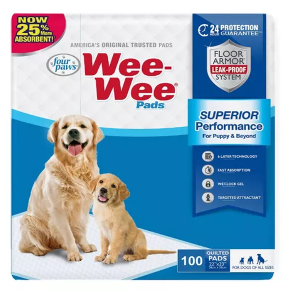 Tapete entrenador wee-wee pads 100 Pza