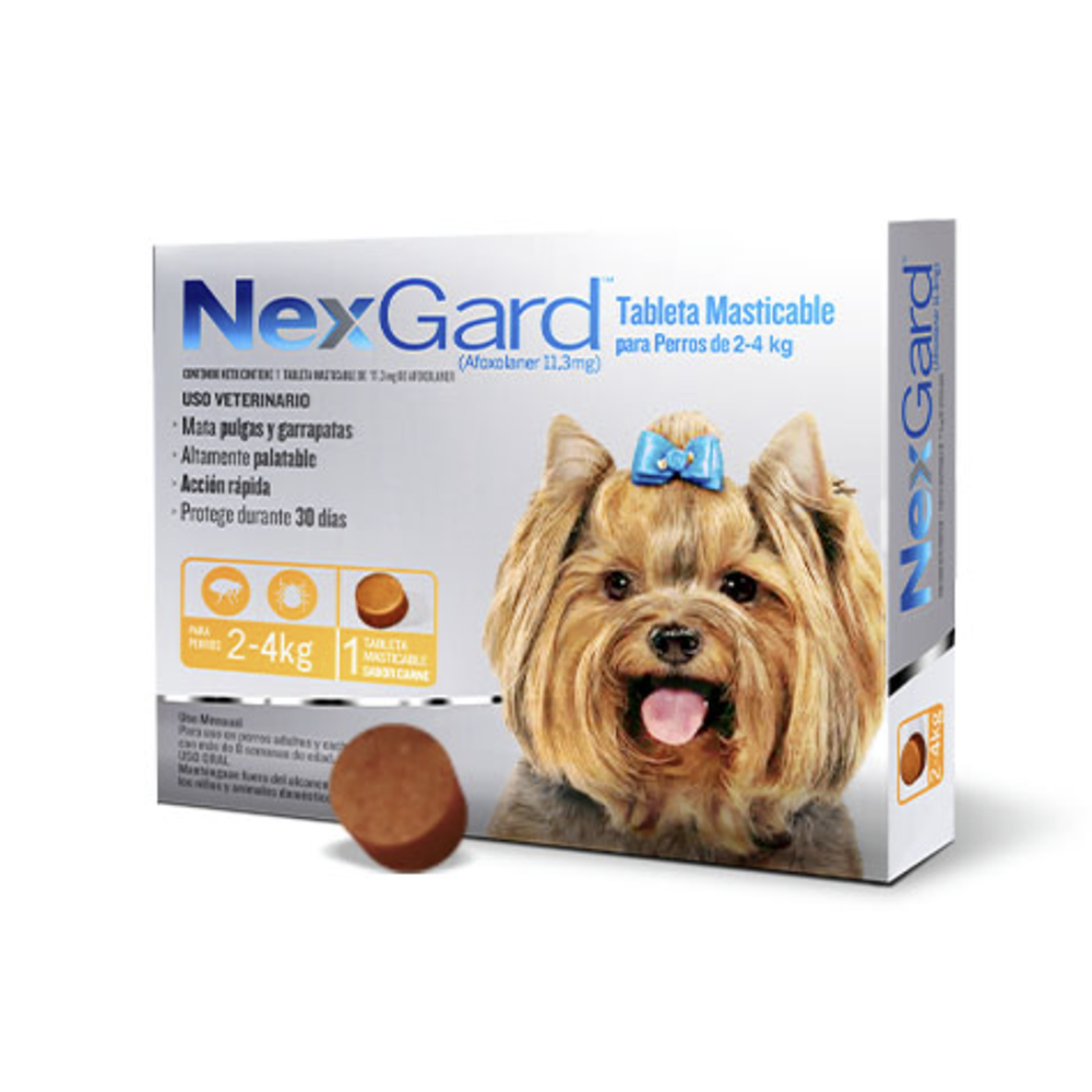 Nexgard 2 - 4 kg masticable x1