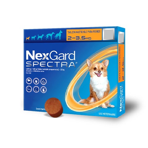 Nexgard spectra 2  - 3.5 kg masticable 3 Tabl