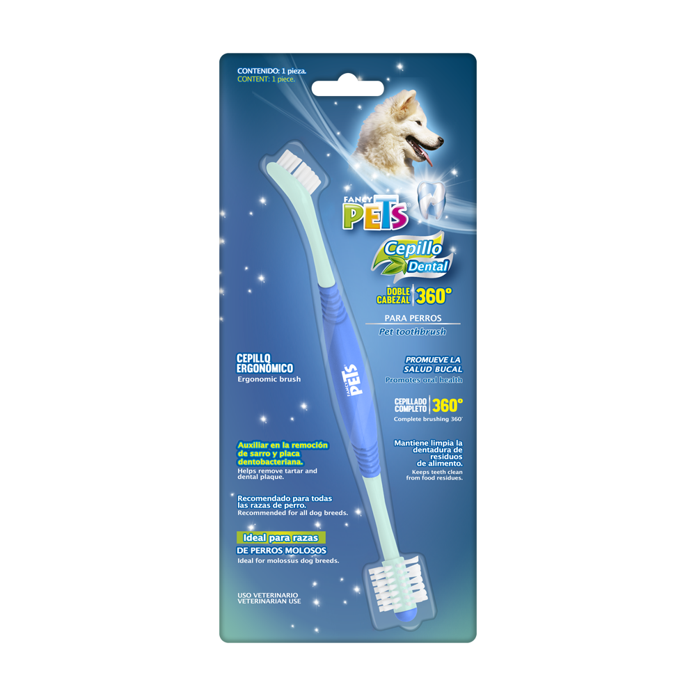 Cepillo dental de doble cabezal 360 1 Pza