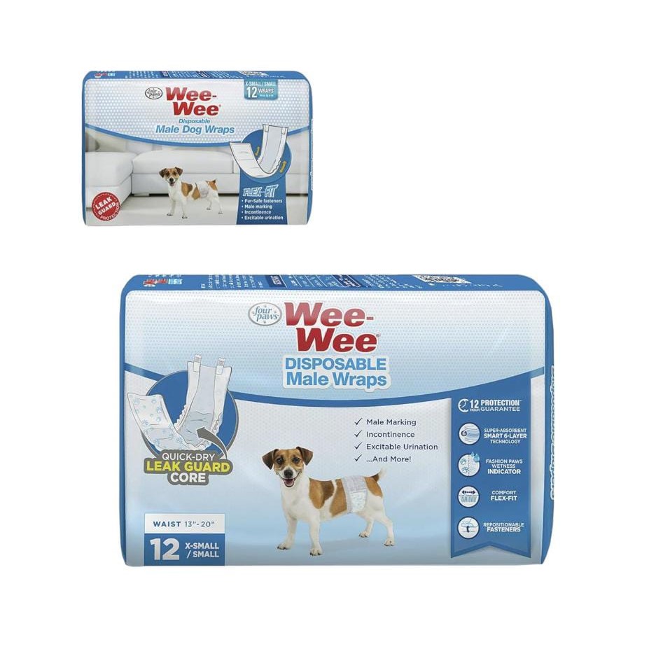 Pañales con indicador de humedad para perro Wee Wee Chico 1 Pza