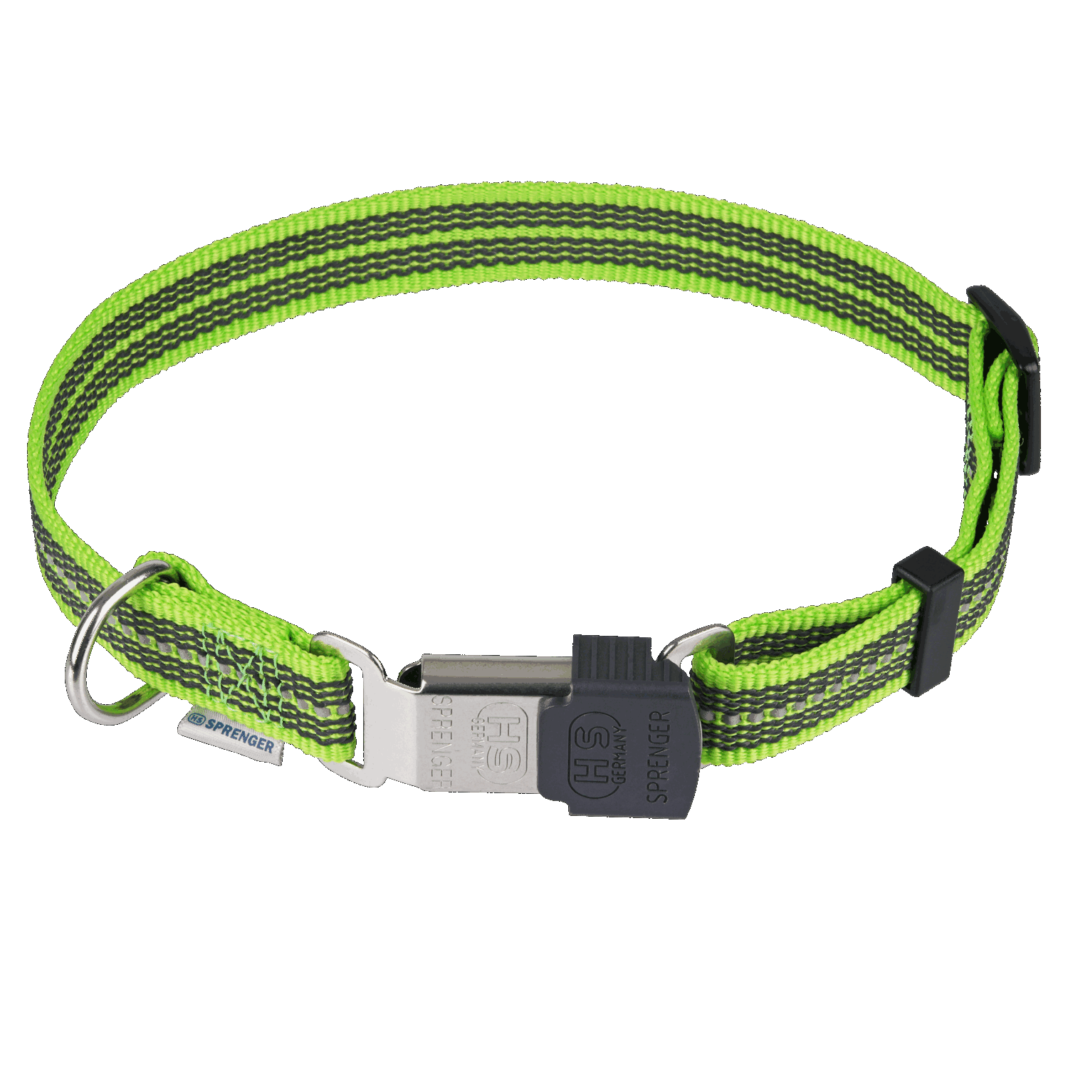 Collar Ajustable Nylon Hs Sprenger Ch/Md (30-45 Cm) verde