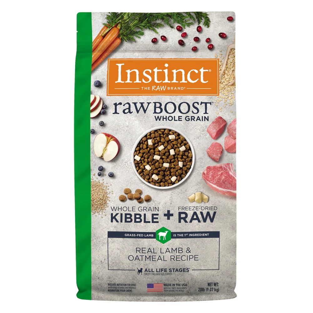 Instinct Raw Boost Croquetas para Perro, Receta de Cordero