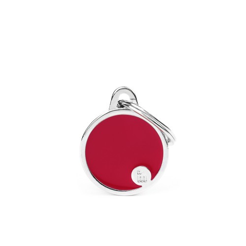 Placa Basica en forma de Circulo Rojo CH   