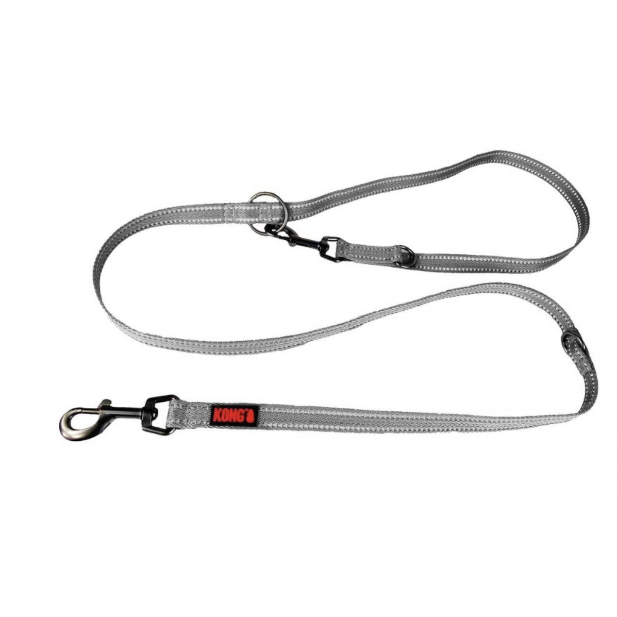 Correa Ajustable de Nylon Gris Mediana 