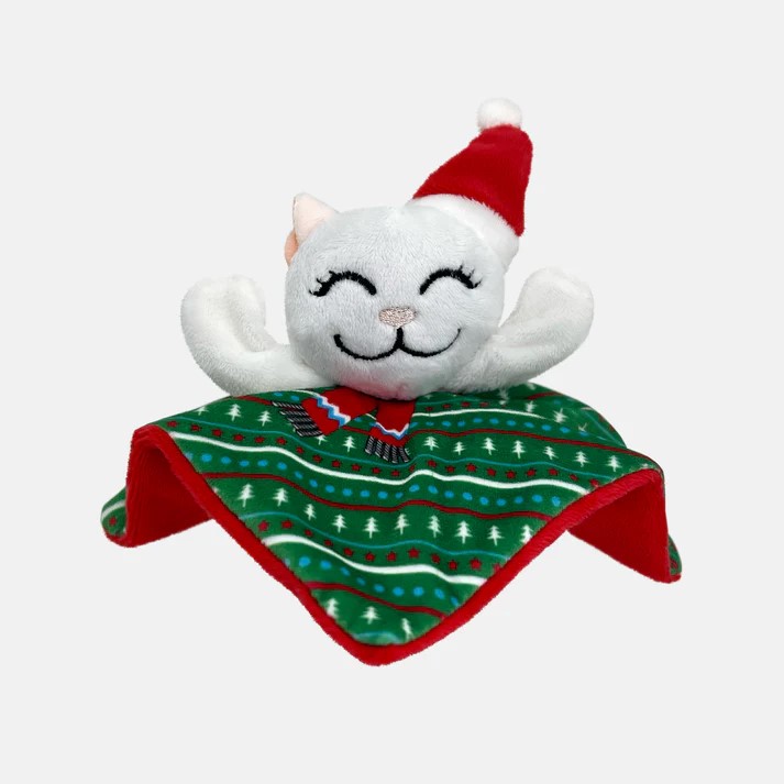 Holiday Crackles Santa Kitty