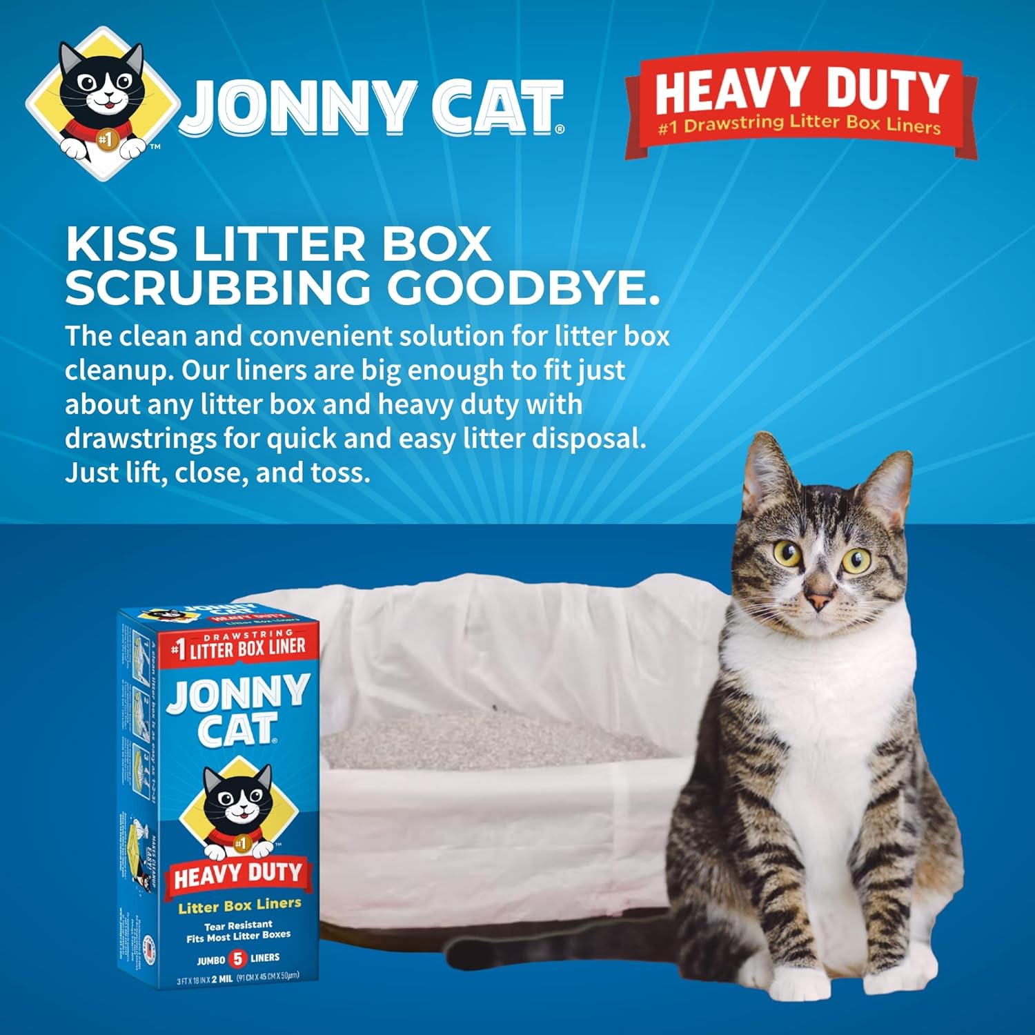 Jonny Cat Bolsas para Caja de Arena para Gato