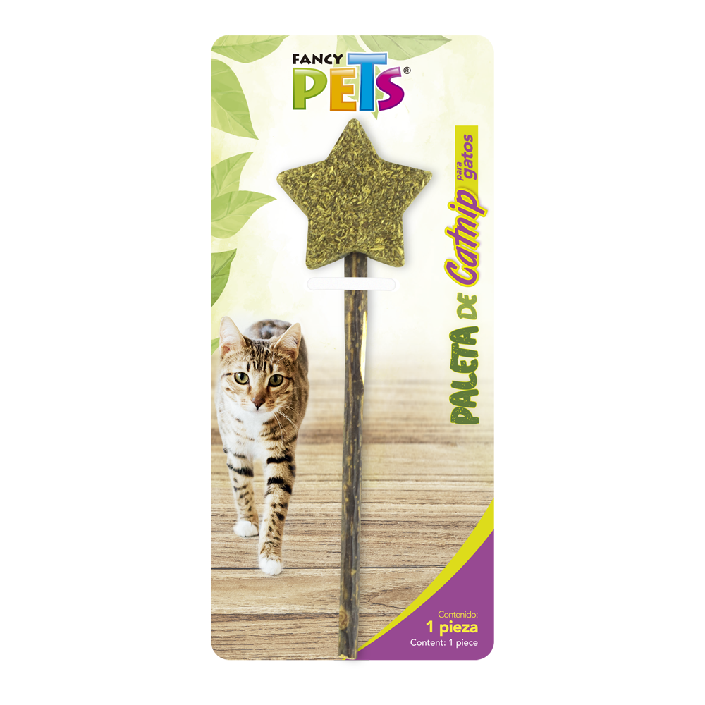 PALETA DE CATNIP ESTRELLA