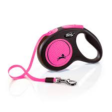 Correa Neón Rosa Flexi  