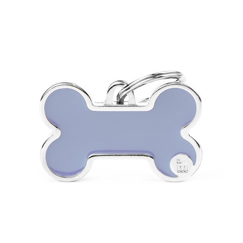 Placa Basic Handmade Hueso Grande Lila