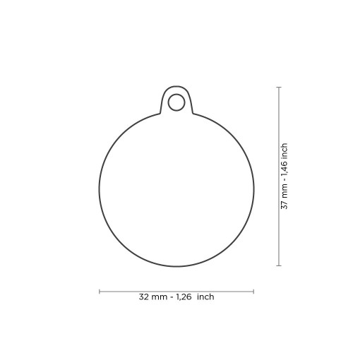 Placa Charms Baloncesto Grande