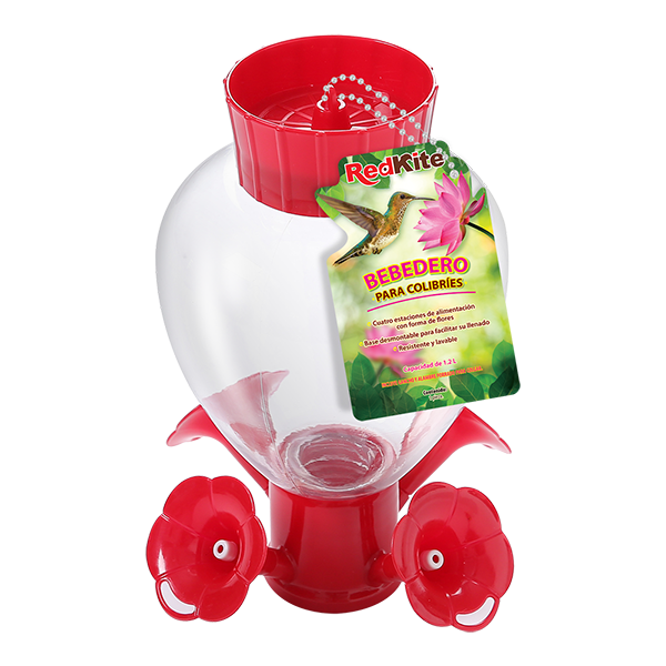 Bebedero de esfera con petunias para Colibri 1.2 L