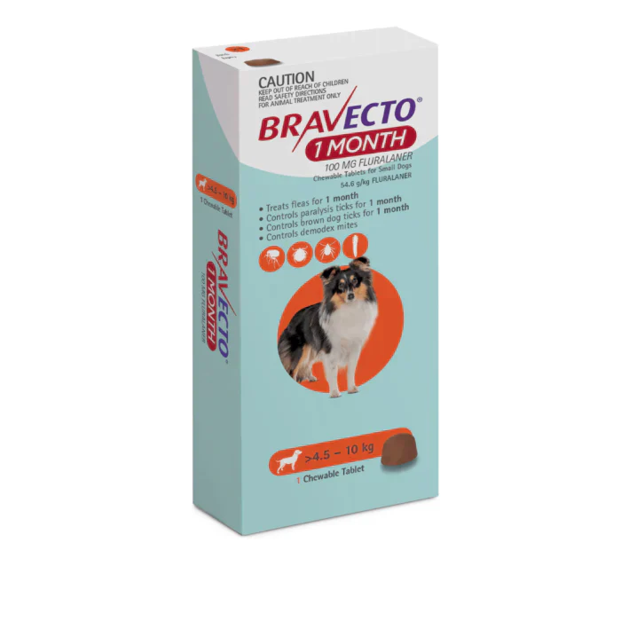 Bravecto 1m 4.5 a 10kg
