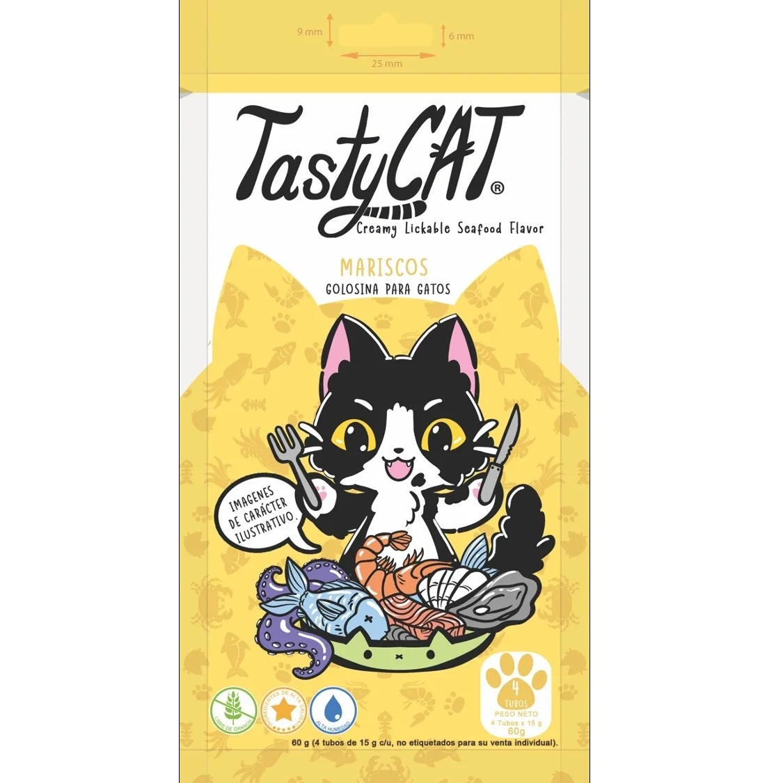 Creamy Tasty Cat Sabor Mariscos  