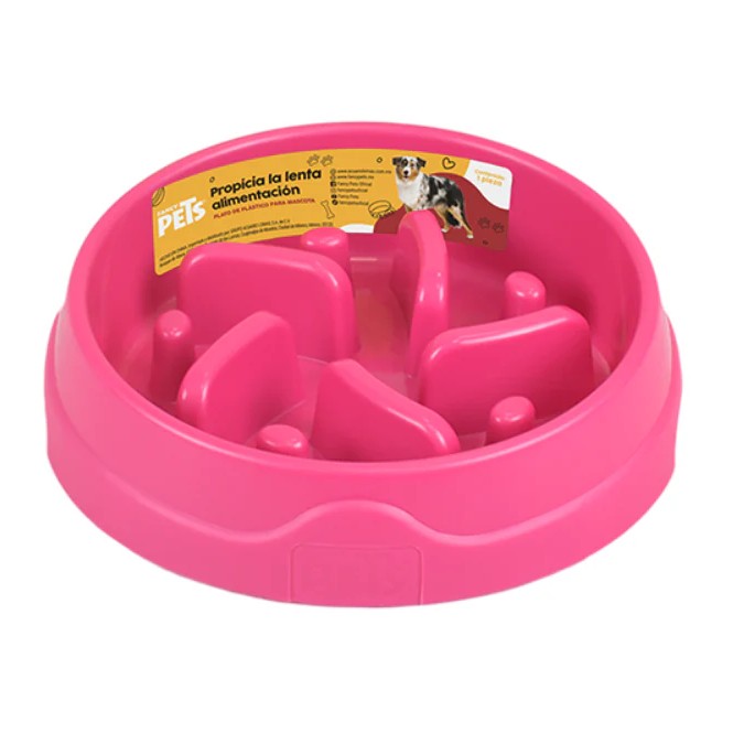 Plato Plastico Alimentacion Lenta Gde 