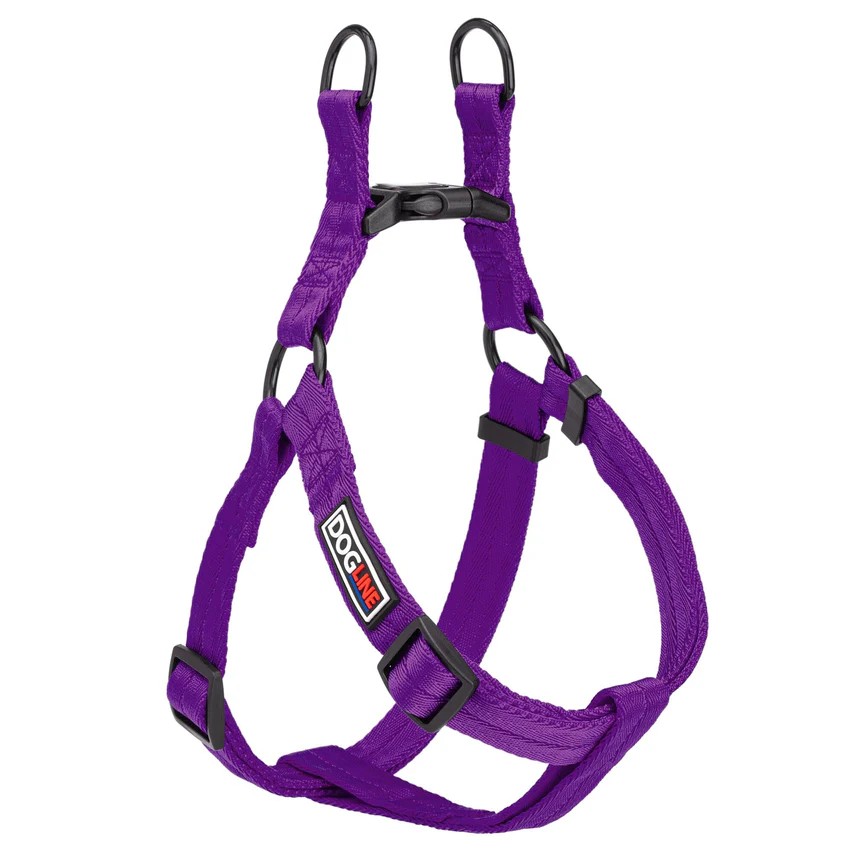 Arnés de Nylon Step-In Dogline Morado XS